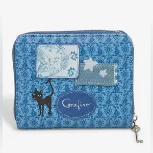 NWT Her Universe Coraline patchwork mini backpack w/matching wallet Her Universe | Bags | Nwt Her Universe Coraline Patchwork  main image 4